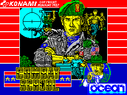 Combat School (ZX Spectrum 128) (Spectrum) (gamerip) (1987